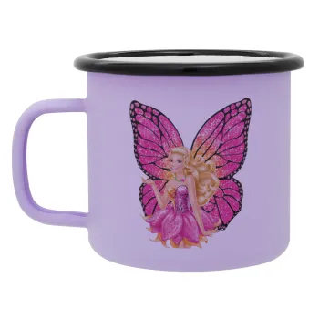 Barbie Νεράιδα, Κούπα Μεταλλική εμαγιέ ΜΑΤ Light Pastel Purple 360ml