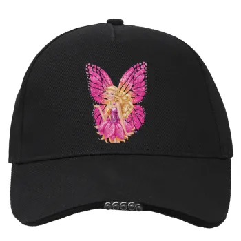 A fairy Barbie, Work & Activity LED Light Cap – Perfect for Night & Low Light Conditions (100% COTTON, ADULT, UNISEX)