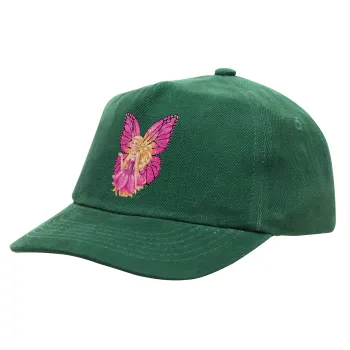 Barbie Νεράιδα, Καπέλο παιδικό Baseball, 100% Βαμβακερό Drill, ΠΡΑΣΙΝΟ (ΒΑΜΒΑΚΕΡΟ, ΠΑΙΔΙΚΟ, ONE SIZE)