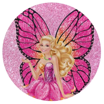 Barbie Νεράιδα, Mousepad Στρογγυλό 20cm
