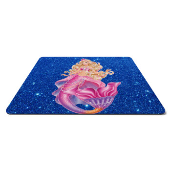 Barbie γοργόνα μπλε, Mousepad ορθογώνιο 27x19cm