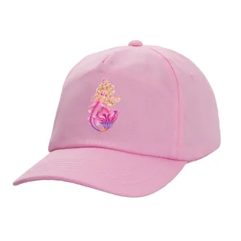 Barbie γοργόνα μπλε, Καπέλο Ενηλίκων Baseball, 100% Βαμβακερό,  ΡΟΖ (ΒΑΜΒΑΚΕΡΟ, ΕΝΗΛΙΚΩΝ, UNISEX, ONE SIZE)