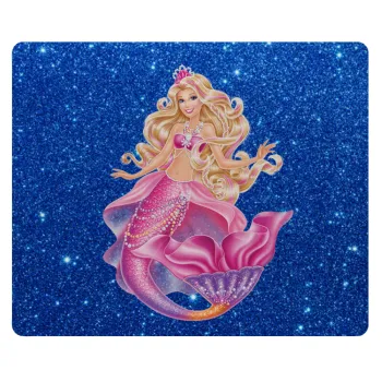 Barbie γοργόνα μπλε, Mousepad ορθογώνιο 23x19cm