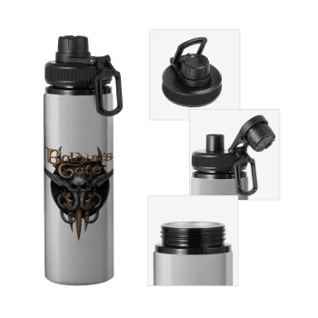 Baldur's Gate, Metallic water bottle with safety cap, 850ml aluminum