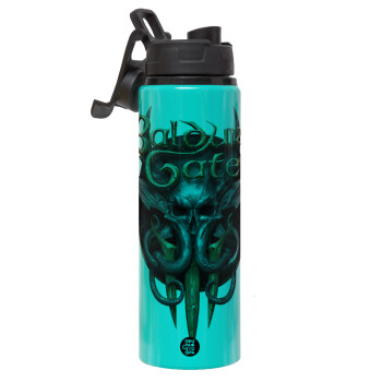 Baldur's Gate, Metallic water bottle with safety lid, 850ml aluminum