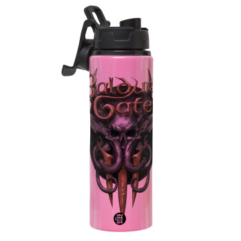 Baldur's Gate, Metallic water bottle with safety lid, 850ml aluminum