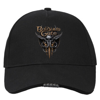 Baldur's Gate, Work & Activity LED Light Cap – Perfect for Night & Low Light Conditions (100% COTTON, ADULT, UNISEX)