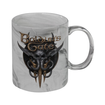 Baldur's Gate, Mug ceramic marble style, 330ml