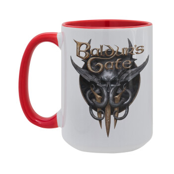 Baldur's Gate, Κούπα Mega 15oz, κεραμική Κόκκινη, 450ml