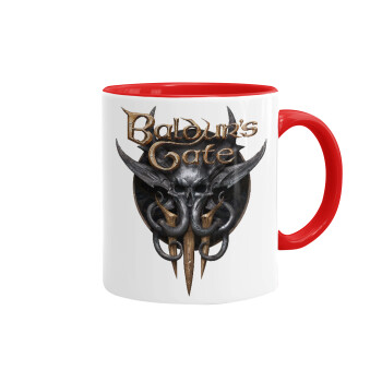 Baldur's Gate, Mug colored red, ceramic, 330ml