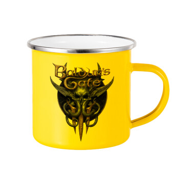 Baldur's Gate, Yellow Enamel Metallic Cup 360ml