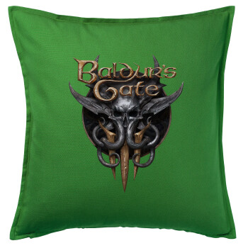 Baldur's Gate, Sofa cushion Green 50x50cm includes filling