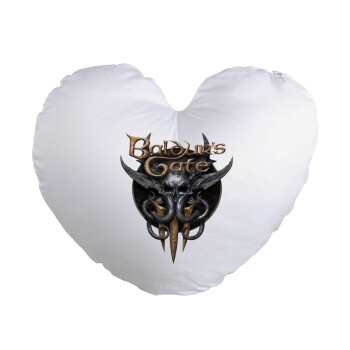 Baldur's Gate, Μαξιλάρι καναπέ καρδιά 40x40cm περιέχεται το  γέμισμα