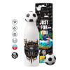 Soccer Metal mug thermos, double wall, 550ml