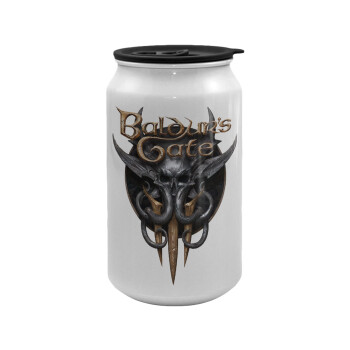 Baldur's Gate, Κούπα ταξιδιού μεταλλική με καπάκι (tin-can) 500ml