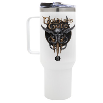 Baldur's Gate, Mega Stainless steel Tumbler with lid, double wall 1,2L