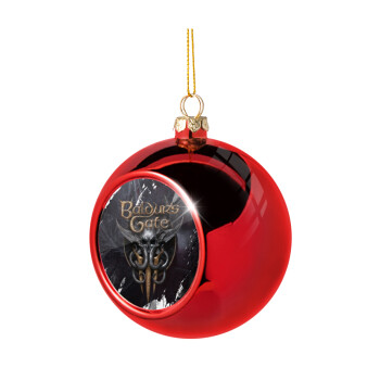 Baldur's Gate, Χριστουγεννιάτικη μπάλα δένδρου Κόκκινη 8cm