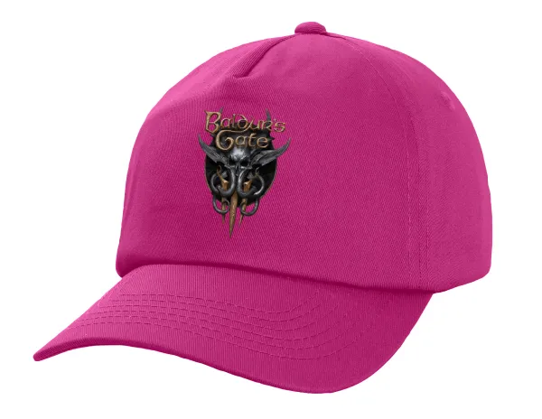 Baldur's Gate — Adult Baseball Cap, 100% Cotton, Purple (COTTON, ADULT, UNISEX, ONE SIZE)