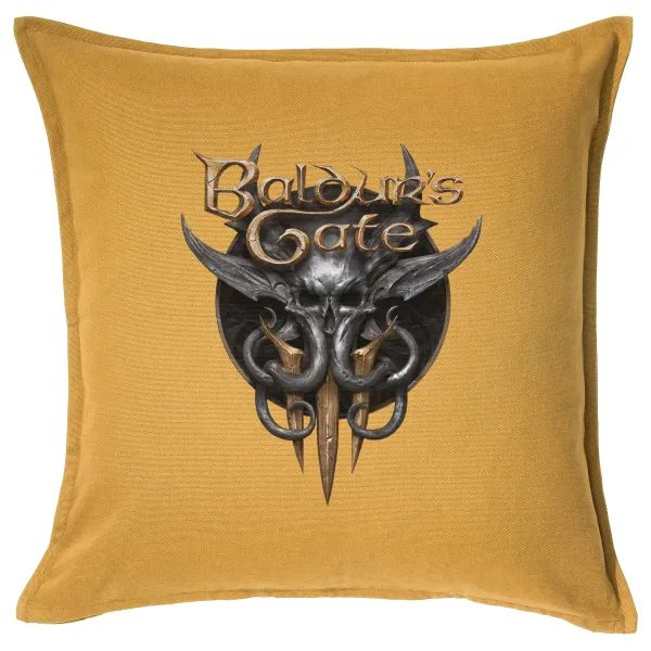 Baldur's Gate — Sofa cushion YELLOW 50x50cm includes filling