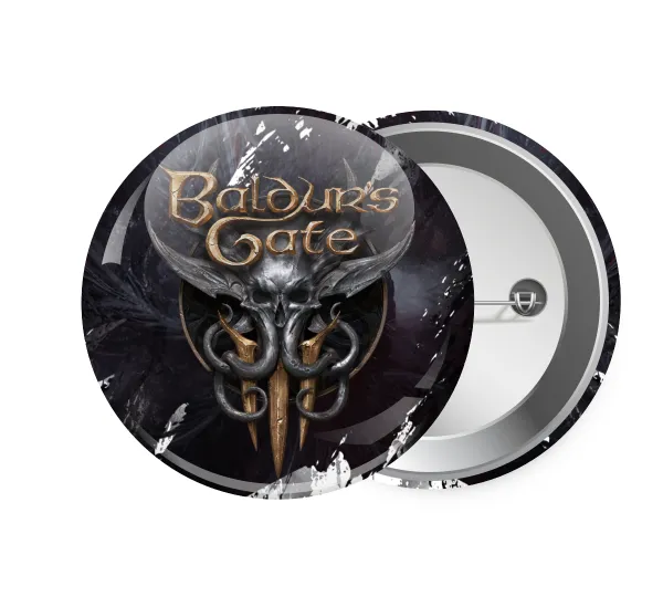 Baldur's Gate — Pin badge, 7.5cm