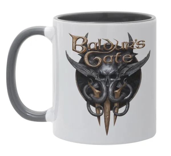 Baldur's Gate — Κούπα χρωματιστή γκρι, κεραμική, 330ml