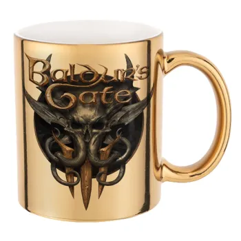 Baldur's Gate, Mug ceramic, gold mirror, 330ml