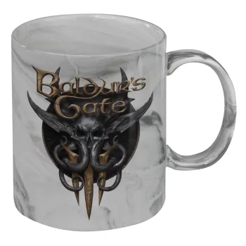 Baldur's Gate, Mug ceramic marble style, 330ml
