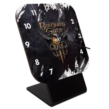 Baldur's Gate, Quartz Wooden table clock with hands (10cm)
