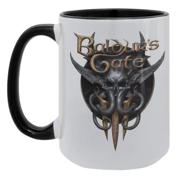 Baldur's Gate, Κούπα Mega 15oz, κεραμική Μαύρη, 450ml