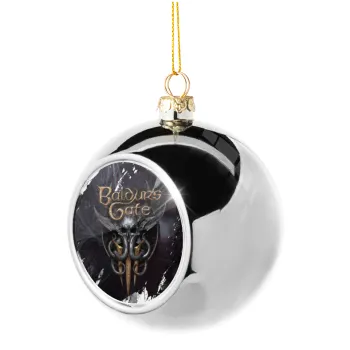 Baldur's Gate, Silver 8cm Christmas tree ball ornament