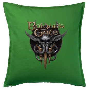 Baldur's Gate, Sofa cushion Green 50x50cm includes filling