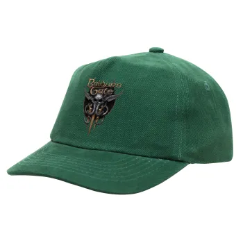 Baldur's Gate, Children's Baseball Cap, 100% Cotton Drill, GREEN (COTTON, CHILDREN'S, ONE SIZE)