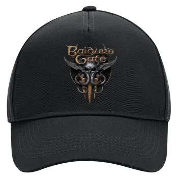 Baldur's Gate, Adult Ultimate Hat BLACK, (100% COTTON DRILL, ADULT, UNISEX, ONE SIZE)