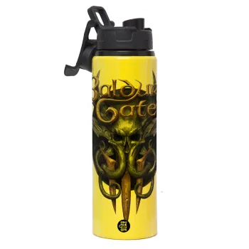 Baldur's Gate, Metallic water bottle with safety lid, 850ml aluminum