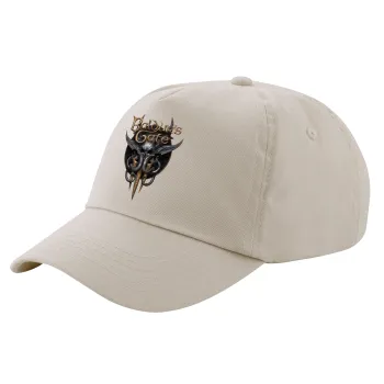 Baldur's Gate, Μπεζ (SAND) Πεντάφυλλο Καπέλο Ενηλίκων Βαμβακερό (UNISEX, ONE SIZE)