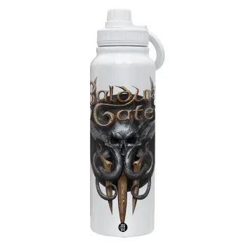 Baldur's Gate, Θερμός 1L Ανοξείδωτο με Βάση Κινητού & Διπλά Τοιχώματα