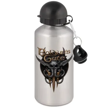 Baldur's Gate, Metallic water jug, Silver, aluminum 500ml