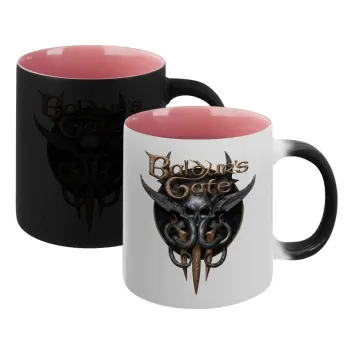 Baldur's Gate, Κούπα Μαγική εσωτερικό ΡΟΖ, κεραμική 330ml που αλλάζει χρώμα με το ζεστό ρόφημα