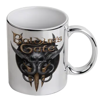 Baldur's Gate, Mug ceramic, silver mirror, 330ml