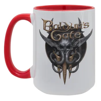 Baldur's Gate, Κούπα Mega 15oz, κεραμική Κόκκινη, 450ml