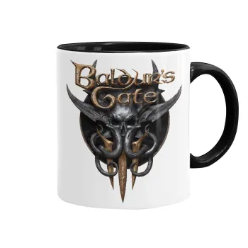 Baldur's Gate, Mug colored black, ceramic, 330ml