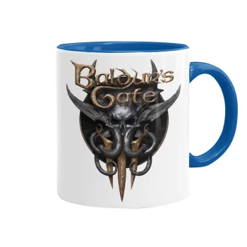 Baldur's Gate, Κούπα χρωματιστή μπλε, κεραμική, 330ml