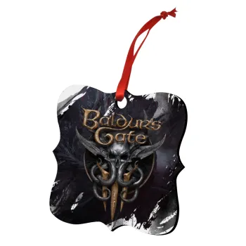 Baldur's Gate, Στολίδι Χριστουγεννιάτικο στολίδι polygon ξύλινο 7.5cm