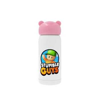 Stumble Guys, Pink stainless steel thermal flask, 320ml