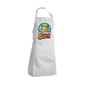 Stumble Guys, Adult Chef Apron (with sliders and 2 pockets)