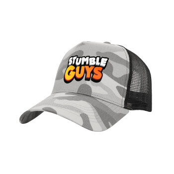 Stumble Guys, Καπέλο Structured Trucker, (παραλλαγή) Army Camo