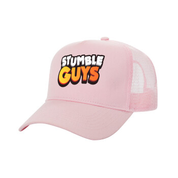 Stumble Guys, Καπέλο Structured Trucker, ΡΟΖ