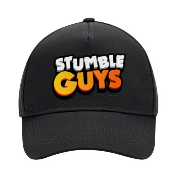Stumble Guys, Adult Ultimate Hat BLACK, (100% COTTON DRILL, ADULT, UNISEX, ONE SIZE)