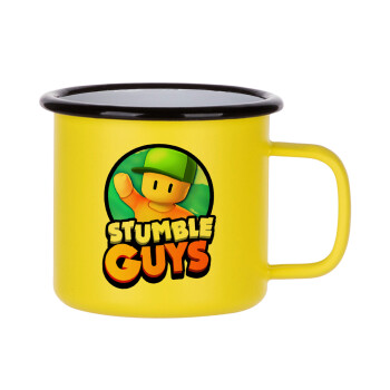 Stumble Guys, Metallic enamel MATT Yellow cup 360ml