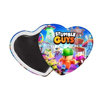 Stumble Guys, Μαγνητάκι καρδιά (57x52mm)